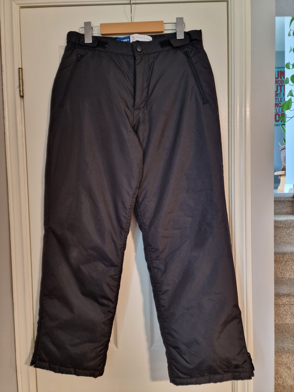 Old Navy Kids's Black Snow Pants, Size XL (14-16 Yrs)